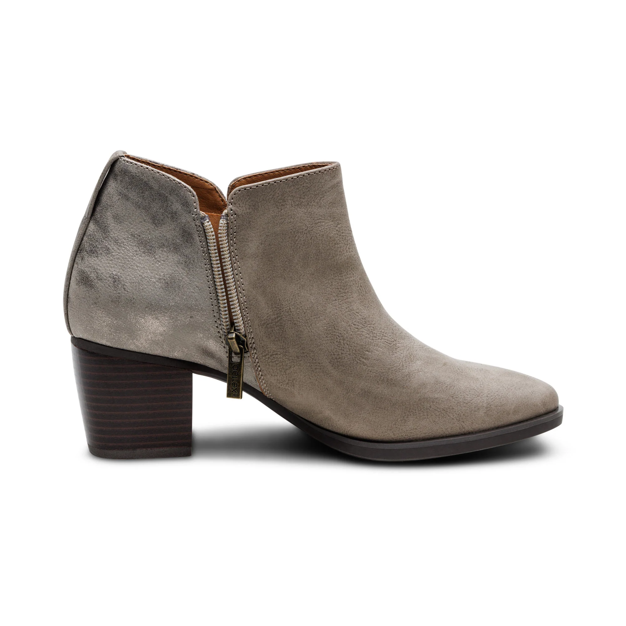 Victoria Short Bootie - Taupe - Image 7